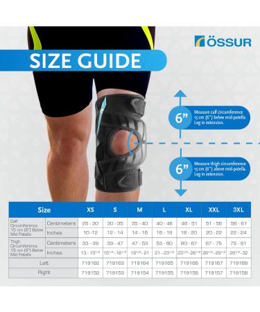 Ossur Formfit Tracker Knee Brace - Patella Stabilizer for Running & Training | Secure Lateral Support with Powerlock Straps & CustomFit Hinges | Ideal for Kneecap Tracking & Dislocation (Medium Left - Buy Online on GoSupps.com