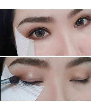 100Pcs Eyeshadow Pads Stencils Eyeshadow Shield Professional Eyeshadow Pad Patches Lint Free Under Patches for Eyelash Extensions Lip Makeup - Buy Online on GoSupps.com