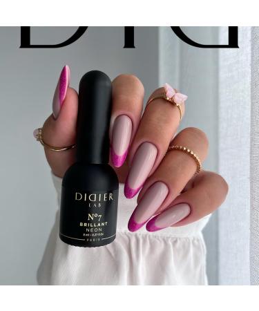 Didier Lab - Premium UV Gel Nail Polish - Brillant Neon No7- Gel Nail Varnish - Nail Art - Long-Lasting High Gloss Wear - Gel Nail Polish - Gel Nails - Glitter Gel Nail Polish - Rich Pigment - 8ml - Buy Online on GoSupps.com