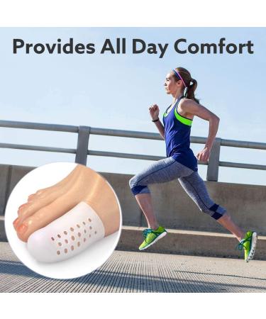 Big Toe Caps - 10 Pack Breathable Gel Toe Cover Protectors for Corns, Blisters, and Toenails - Pain Relief for Men and Women - Buy Online on GoSupps.com