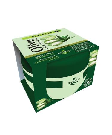 Herbolive Body Butter with Aloe Vera 1 pack (1 x 250 ml) - Buy Online on GoSupps.com