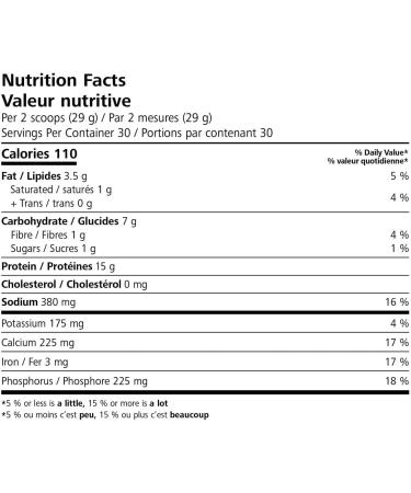 Vanilla Protein Drink Mix - A Nutrient-Dense Snack or Protein Booster 616g - Buy Online on GoSupps.com