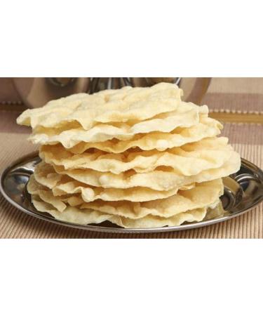  TRS TRS Madras Natural Papadum | Easy to Cook | Perfect Side Dish | Long Shelf Life | 200g Bag - Buy Online on GoSupps.com