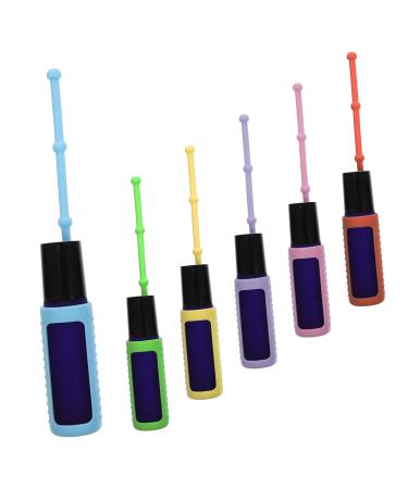 minkissy 1 Set Roll Roller Cosmetic Containers Small Roller for Oil Essential Oil Container Travel Perfume Bottle Essential Oil Bottle Cosmetics Liquid Bottle Pump Glass