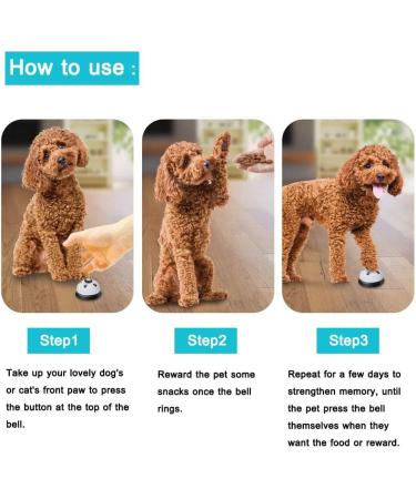 Alinana Pet Training Bells - 2-Piece Dog & Cat Potty Door Bells for Effective Communication | Large Button Design - Buy Online on GoSupps.com