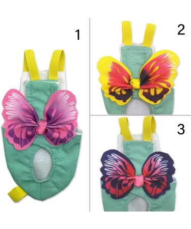 Hapihom Parrot Diapers with Dishes & Leash | Airwear Suit for Small & Medium Birds - Protect Against Parasites - Buy Online on GoSupps.com