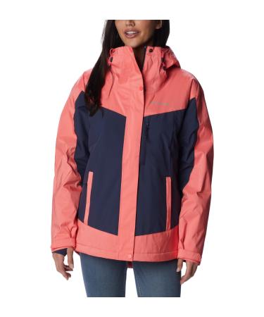 Columbia Women's Point Park Insulated Jacket Neon Sunrise Sheen/Nocturnal Small