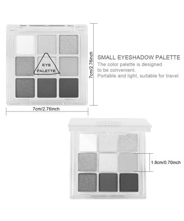 KARNAR Smokey Eye Eyeshadow Palette - 9 Color Cool Toned Shimmer Glitter Shades - Buy Online on GoSupps.com