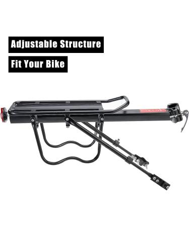 WerkWeit Rear Bike Rack - 110lb Capacity, Adjustable Aluminum Alloy Cargo Carrier - Buy Online on GoSupps.com