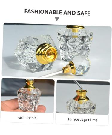 Ipetboom 1pc Dropper Essential Oil Bottle Fancy Perfume Bottle Cosmetic Dropper Bottle Skincare Containers Terrarium Essential Oil Vials Mini Travel Glass White Cosmetic Bottle Crystal 6.5x4cm White - Buy Online on GoSupps.com