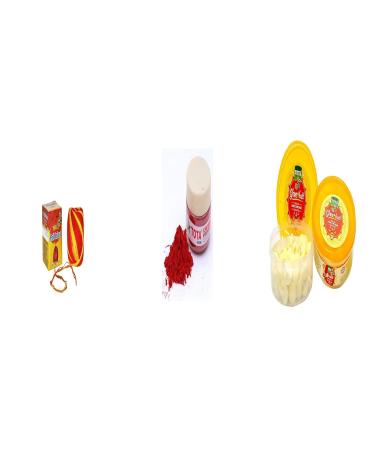 Indian Puja Kit: Kumkum, Roli, Cow Ghee, Wicks, Moli Kalawa - Pack of 3 for Pooja Thali & Hawan - Buy Online on GoSupps.com