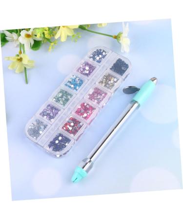 Healeved 1 Set Manicure Tools Nail Rhinestones Nail Decals for Nail Art Nail Decor DIY Glitter Nail Rhinestone Sequin Trim Nail Tools Nail Art Pen Nail Art Decoration Diamond Nail Pen - Buy Online on GoSupps.com