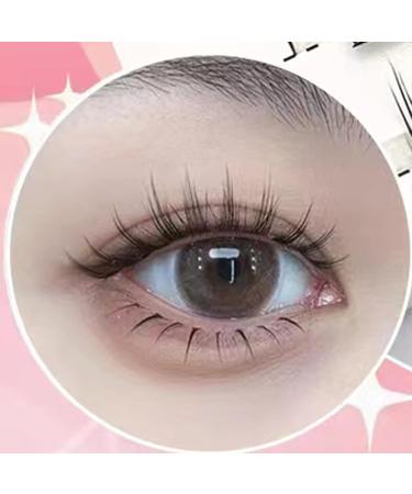 Shop EYERIYO C Curl 0.07mm Handmade False Eyelashes - 78pcs Natural Long Individual Extensions 9-11mm Gradient Black Lashes for Stunning Eyes - Buy Online on GoSupps.com