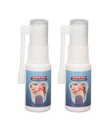 2 pieces of mouth care with organic herbal ingredients treatment of toothache improvement of gums and teeth portable and easy to use relieves