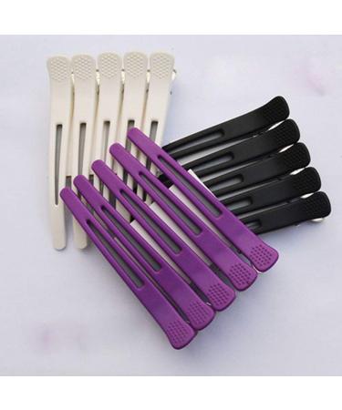 Egurs 12-Piece 11.5 cm Hairdressing Sectioning Clips - Alligator Hair Clips & Styling Accessories - Premium Hairdressing Supplies - Buy Online on GoSupps.com