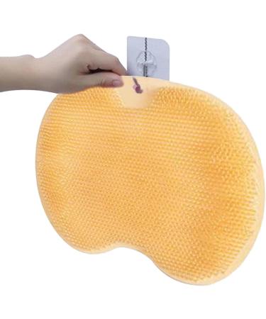 Non-Slip Silicone Shower Foot Scrubber | Back & Body Brush with Suction Cup | Gentle Cleaning for Smooth Skin - Buy Online on GoSupps.com