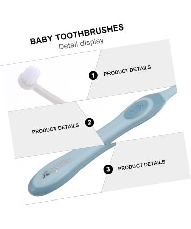 SECFOU 4pcs Silicone Tooth Teether Brushes for Infant Care - Fine Soft Bristles, Dental Oral Training - Random Color - Buy Online on GoSupps.com