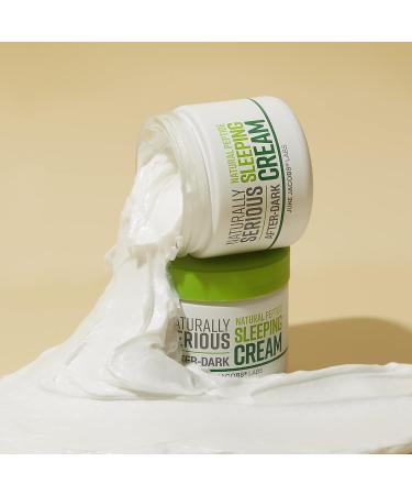 Naturally Serious After-Dark Natural Peptide Sleeping Cream | Anti-Aging Vegan Night Cream | Cruelty-Free Skincare for Global Shipping - Buy Online on GoSupps.com