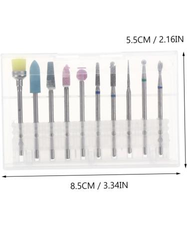 minkissy Nail Polisher Professional Nail Drill Remove Nail Bits Nail Drill Manicure Head Carbide Nail Drill Bit Nail Drill Bits Drill for Nails Professional To Rotate Acrylic Metal Ceramics - Buy Online on GoSupps.com