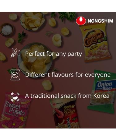 NONGSHIM - Spicy Shrimp Crackers - Multipack (20 X 75 GR) - Buy Online on GoSupps.com