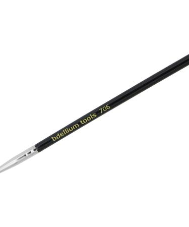 Bdellium Tools Maestro Series 706 Fine Point Eyeliner Brush - Professional Makeup Tool with Soft Synthetic Fibers for Precise Eye Lining (Black 1pc) - International Shipping Available - Buy Online on GoSupps.com