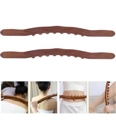 Atyhao 8 Massage Points Scraping Stick | Sturdy Wooden Gua Sha Set | Multifunctional Large Contact Scraping Sticks - Ideal for Muscle Relief & Wellness - Buy Online on GoSupps.com