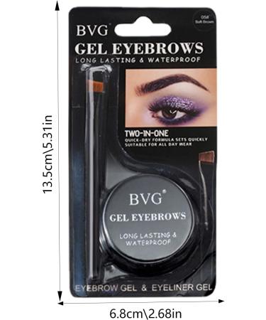 Eyebrow Trimmer Kit | Eyebrow Paint Kit Colored Brow Gel - Waterproof Brow Cream Long Lasting Beauty Tools Set with Eyebrow Brush Eye Makeup for Women Girls Pochy 06 - Buy Online on GoSupps.com
