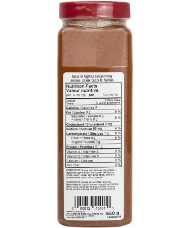 Rose Hill Taco & Fajitas Seasoning 650 Grams - Buy Online on GoSupps.com
