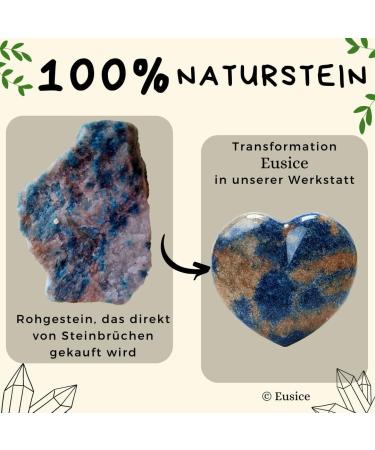 Eusice Lazulite Crystals | Handmade 40mm-55mm Natural Stone for Well-being Chakra Healing & Meditation - Buy Online on GoSupps.com