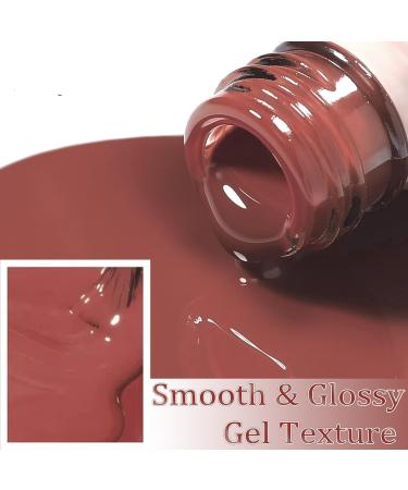 Brown Nail Polish - 60 Second Quick Dry Nail Polish - Long Lasting Oil Based Natural Nail Varnish - Breathable Vegan Nail Polish No Need Nail Lamp for DIY Nail Art Manicure at Home - Buy Online on GoSupps.com