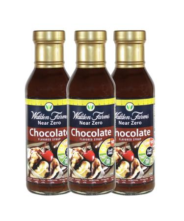 3 x 355mL | Walden Farms Zero Calorie Chocolate Flavoured Syrups 355mL | Guilt Free | Dairy Free | Gluten Free | 3 Pack