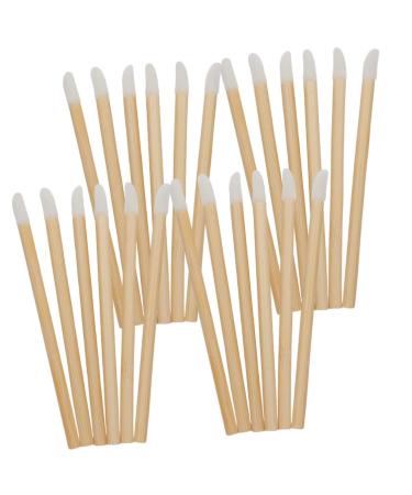 Buy Minkissy 400 Pcs Wooden Lip Brush Set - Disposable Makeup Applicator with Bamboo Handle for Lipstick | Perfect for Makeup Artists & Daily Use - Buy Online on GoSupps.com