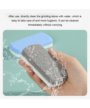 AUklOPVZZ 6pieces Non-Toxic and Odorless Foot Pumice Stone for Smooth Line and Round Edge Mild Foot Cleaning Quick Drying Blue - Buy Online on GoSupps.com