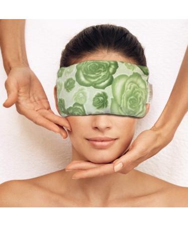 Relaxso Flaxseed Pain-Out Bamboo Eye Pillow with Lavender - Sage Floral Plush - Buy Online on GoSupps.com