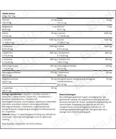 Dedicated Nutrition YEAAH Amino 350gr Grape Bubblegum - Buy Online on GoSupps.com