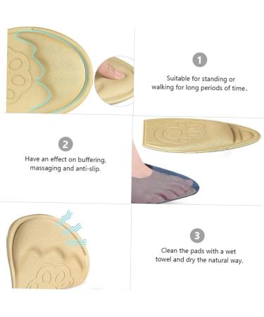 Gatuida 12 Pairs High Heel Insoles for Women - Forefoot Half Size Pad with Metatarsal Support Breathable Sticky Foam - Perfect for Black Heels - Buy Online on GoSupps.com