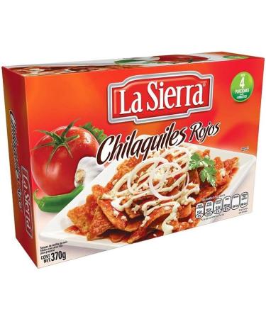 La Sierra Chilaquiles Rojo 370g / Chilaquiles Tortilla Chips with Hot Tomato Sauce Mexican Food Ready Meal - Buy Online on GoSupps.com