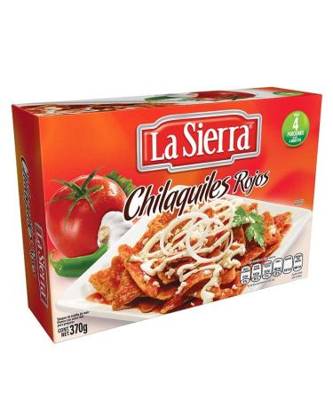 La Sierra Chilaquiles Rojo 370g / Chilaquiles Tortilla Chips with Hot Tomato Sauce Mexican Food Ready Meal