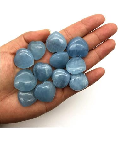 Natural Crystal Rough Stone Jewelry Natural Crystal Rough 1 Piece Natural Mini Aquamarine Heart Crystal Specimen Lucky Heart Stone Beautiful Crystal Stone Jewelry - Buy Online on GoSupps.com