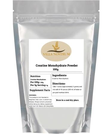 Creatine Monohydrate Powder 100g by Villa Nostrum - Buy Online on GoSupps.com