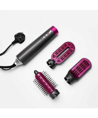 Envie Beauty 3-in-1 Hair Curler, Straightener & Dryer | Adjustable Combs & Heat Settings - Black - Buy Online on GoSupps.com