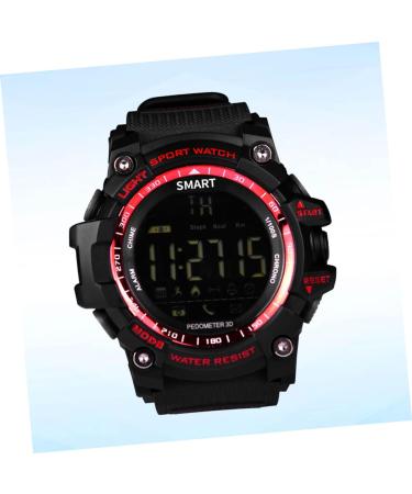 Besportble Heart Rate Monitor & Sleep Tracker Band - Fitness Tracking Bracelet in Medium Red - Buy Online on GoSupps.com