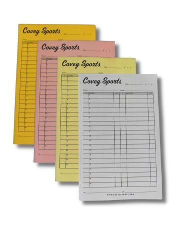 Covey Baseball Softball Lineup Cards Large Format - (Packs of 50) - 8.5 x 5.5 Inch Lineup Card Sheets, Essential Baseball Softball Coaching Equipment Accessories for Coaches and Umpires Pack of 50 (Refill Pack) - Buy Online on GoSupps.com