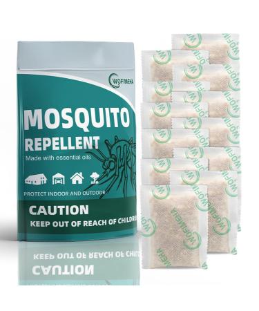 ANEWNICE Mosquito Repellent for Patio Mosquito Repellent Outdoor Mosquito Repellent for Yard Wofimeha Mosquito Control for Camping/Travel- 12Packs Mosquito Repellent Mint -12p