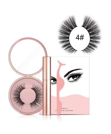 Buy Magnetic Eyelashes & Liquid Eyeliner Set | Fast Drying Reusable with Tweezers | International Shipping - Buy Online on GoSupps.com
