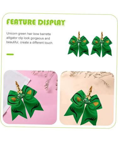 Beaupretty Rope unicorn hair clip hair barrette for women girl hair bow patrick day headpiece irih hair clip t patrick hair clip patrick hair clip hair rope pet bow tie Mi St - Buy Online on GoSupps.com