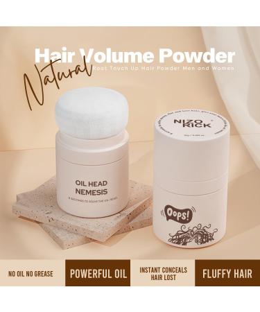 Hair Volume Powder - Instant Conceal Hair Loss Root Touch Up Styling Powder for Men & Women - 10g (White - Buy Online on GoSupps.com