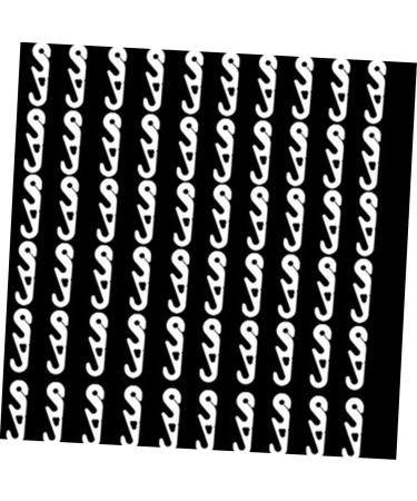 Clispeed 150 Pieces Rope Buckles for Face Cover - Non-Slip White Hook & Headband Straps (5.3 1.5cm) - Ideal for Secure Facial Covering - Buy Online on GoSupps.com