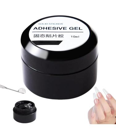 Hard and tough nail gel: long-lasting nail gel non-stop strong adhesive acrylic gel nail tips with strong adhesion | 10ml clear builder gel flexibility - Buy Online on GoSupps.com