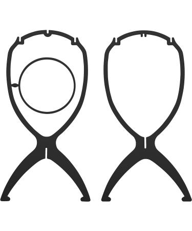 Portable Collapsible Wig Stand Holder for Multiple Wigs - Durable & Travel-Friendly - Black - Buy Online on GoSupps.com